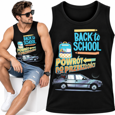 TANK TOP ŚMIESZNY POWRÓT DO SZKOŁY